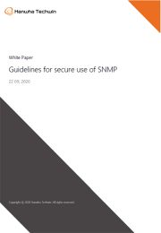 Guidelines for Secure Use of SNMP