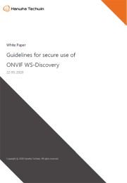 Guidelines for Secure Use of ONVIF WS-Discovery