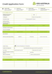 EOS Credit Account Application Form