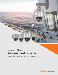 WISENET X Series - Stainless Steel Cameras