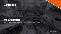 Wisenet AI Camera with VMS Integration